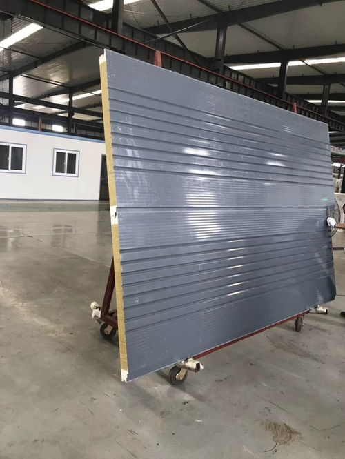 竖装暗钉承插式80mm厚铝镁锰不锈钢聚氨酯岩棉夹芯板