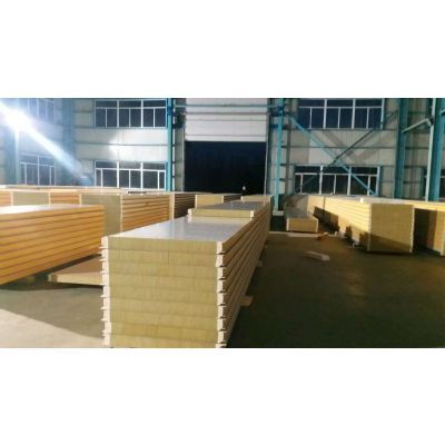 铁岭彩钢聚氨酯夹心板冷库板新型聚氨酯封边岩棉玻璃丝棉防火板】价格_ .