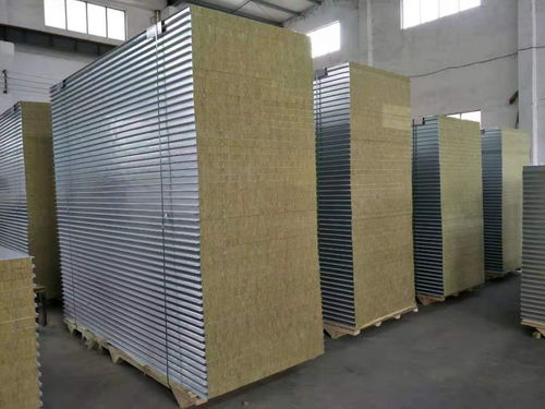 防火横装岩棉夹芯板 pu聚氨酯封边金属面岩棉夹芯板