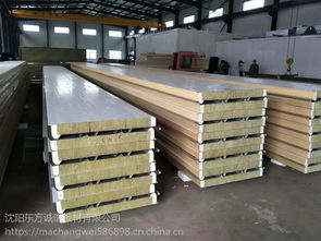 锦州50mm100mm聚氨酯彩钢保温板冷库板聚氨酯封边岩棉夹心板