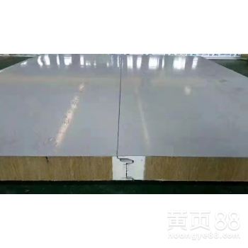 【安徽变电站用聚氨酯封边岩棉夹芯板-隐藏式横装板】- 