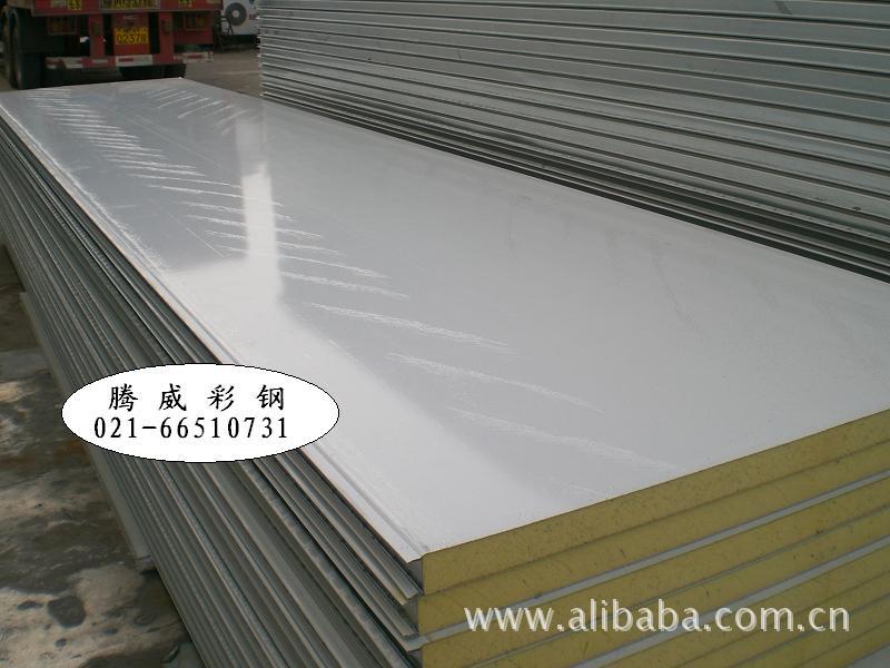 【聚氨酯彩钢防水板/彩钢防水板厂商/聚氨酯彩钢夹心防水板】价格,厂家,图片,其他防水材料,上海腾威彩钢制品-