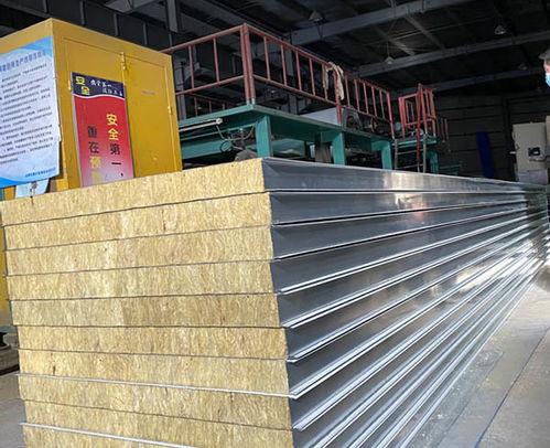 温州聚氨酯封边岩棉夹芯板 支持定制 多图