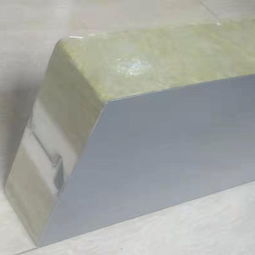 承插式岩棉夹芯板 聚氨酯侧封岩棉夹芯板